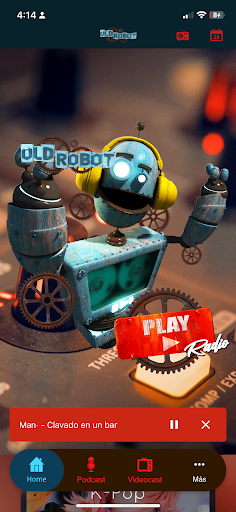 Android application Old Robot Radio screenshort