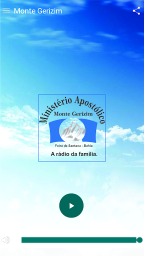 Android application Rádio Monte Gerizim screenshort