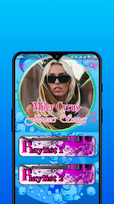 Captura de Pantalla 1 Miley Cyrus All Songs 2023 android