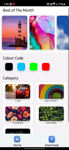 Android application Aura Wallpapers screenshort