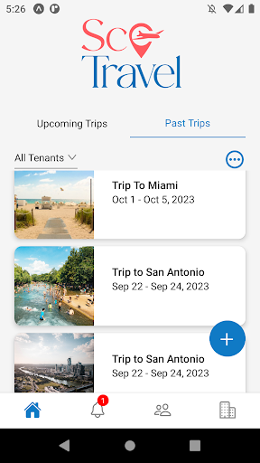 Android application ScoTravel screenshort