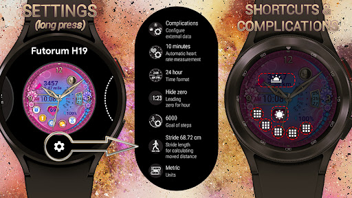 Futorum H19 Flower watch face Screen 2