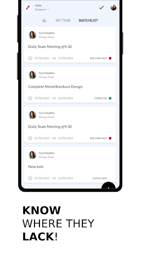 Perk Task Manager Screen 2