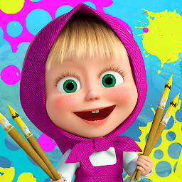 Imagen de ícono de Masha y el Oso Color Mágico