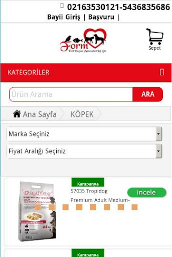 FormPet Evcil Hayvan Ürünleri Screen 3