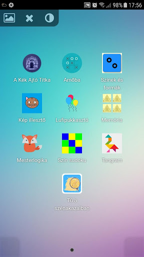Android application ALFI - fejlesztő játék és mese screenshort