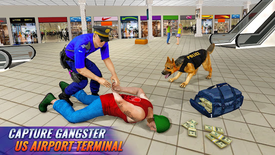 Police Dog Airport Crime Chase: Jeux de chiens screenshots apk mod 3