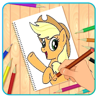Как рисовать милых пони лошадей