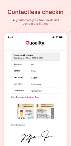 Quoality Staff: Hotel GX app Screen 3