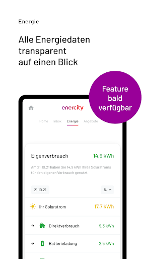 enercity SmartSolar Screen 3