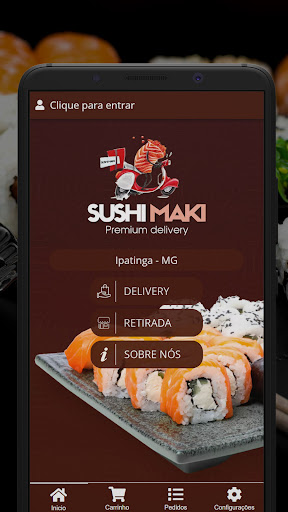 Android application Sushi Maki Delivery screenshort