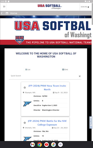 USA Softball of WA