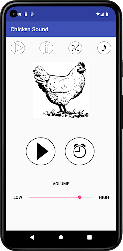 Android application Chicken Sound screenshort