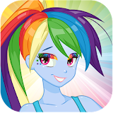 Rainbow Dash Dress up icon