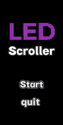 Android application LED SignBoard Scroller screenshort
