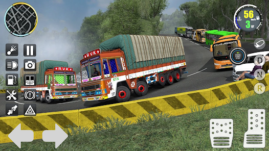 Indian Truck Driving Simulator 1.0.2 APK + Мод (Unlimited money) за Android
