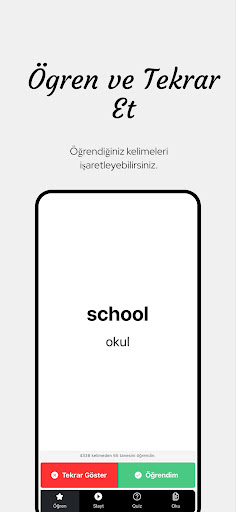 Frontal İngilizce Kelimeler