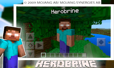 Herobrine Mod For Mcpe Maps Addons Minecraft Pe Apps On Google Play