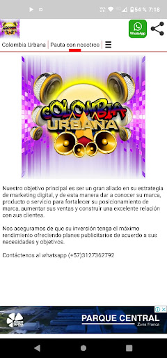 Colombia Urbana Screen 2
