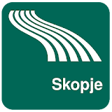 Skopje Map offline icon
