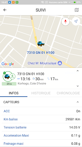 Android application Geolosyst App screenshort