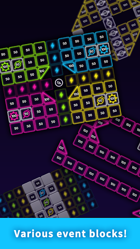 Bricks Breaker Neon 9  screenshots 1