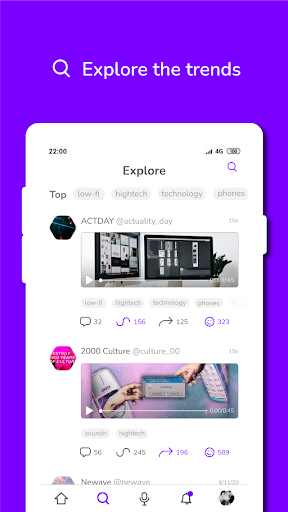Screenshot of Soundn - Podcast social app