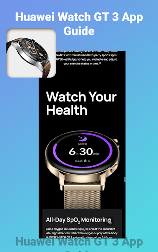 Huawei Watch GT 3 App Guide