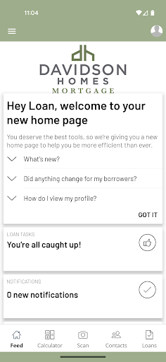 Android application Davidson Homes Mortgage screenshort
