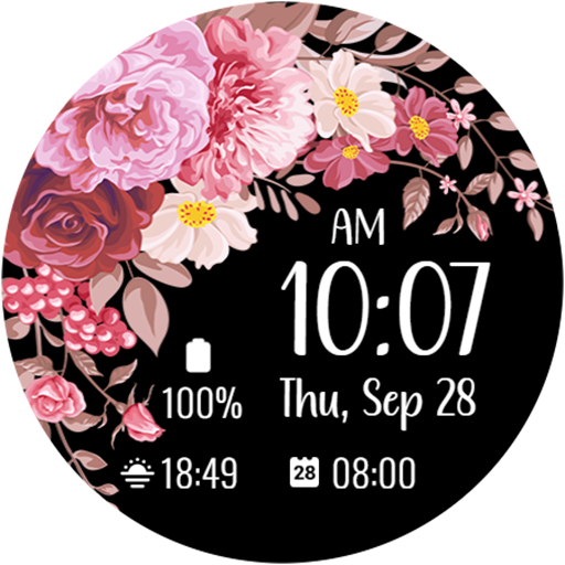 Rose Flower logo