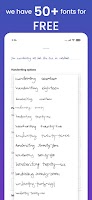Handwriter: text to assignment