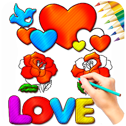 Imagen de ícono de Love Coloring & Doodle Paint