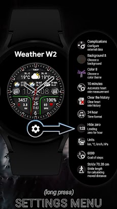 Weather watch face W2のおすすめ画像3