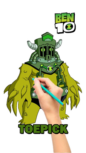 Draw Ben 10 Aliens Ultimate Step By Step