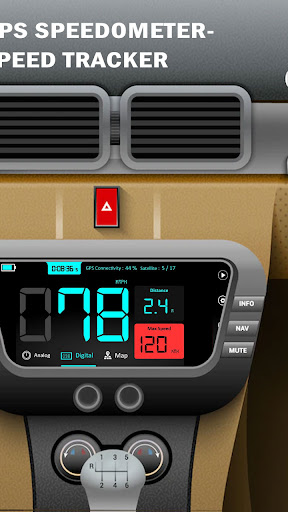 GPS Speedometer Speed Tracker Screen 2