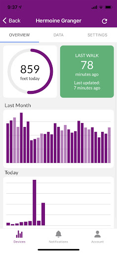 Android application WalkWise screenshort