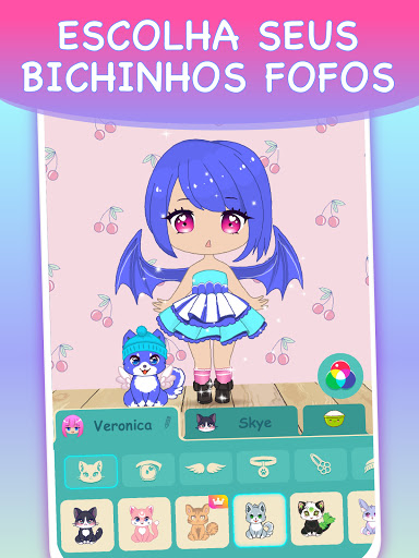 Jogo de boneca Chibi vestir boneca versão móvel andróide iOS apk