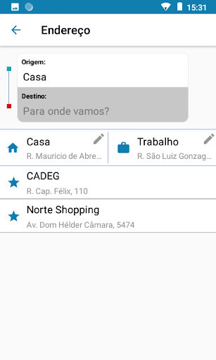 Santa Cruz Táxi Screen 3