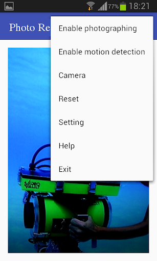 Photo recorder Screen 2