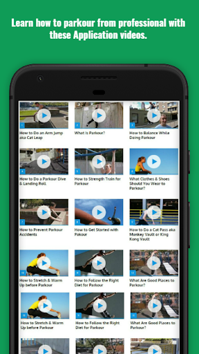 Parkour Training Guide Screen 2