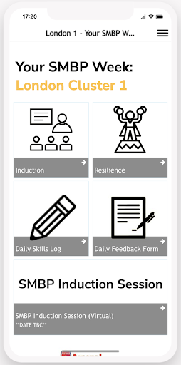 SMBP Portal Screen 2