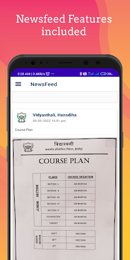 Android application Vidyasthali Hansdiha screenshort