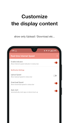 Real-time Internet Speed Screen 2
