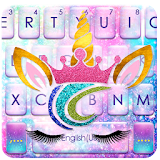 Sweetie Unicorn Galaxy Keyboard Theme icon