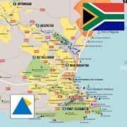 NELSON MANDELA PORT ELIZABETH BUS TRAVEL MAP