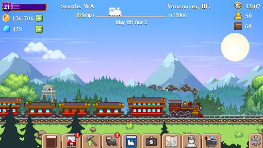 Download Tiny Rails v2.10.06 MOD APK (Unlimited Money) Free For Android 2