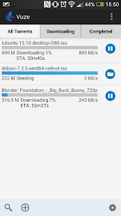 Vuze Torrent Downloader Screenshot