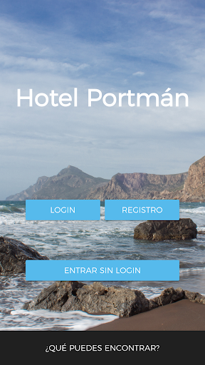 Android application Hotel Portmán screenshort