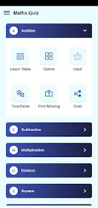 Maths Quiz App (2024)