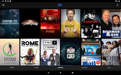 Screenshot of Q tv From Quadro